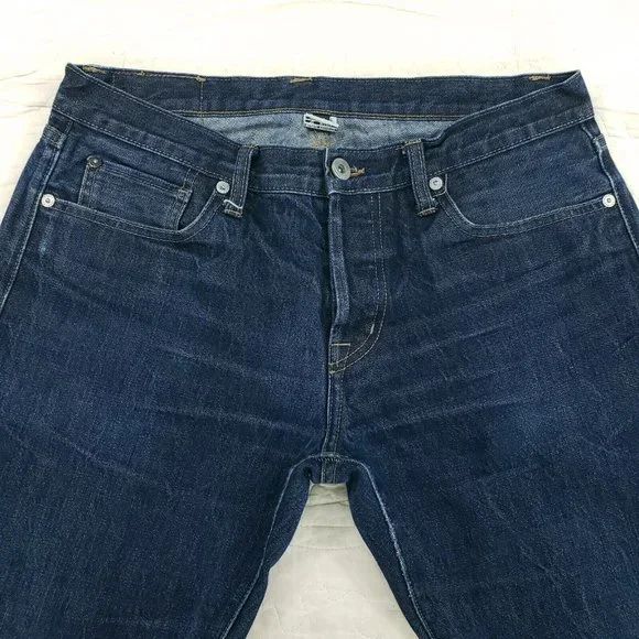 RGT Rogue Territory Selvedge Blue Jeans Mens Measure 31x30 Button Fly